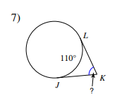 <p>Tangent - Tangent (OUTSIDE ANGLE)</p>
