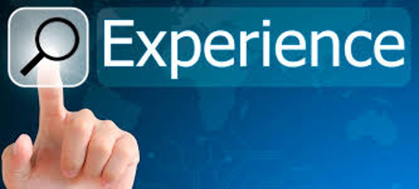 <p>experience of this type of job from before</p>