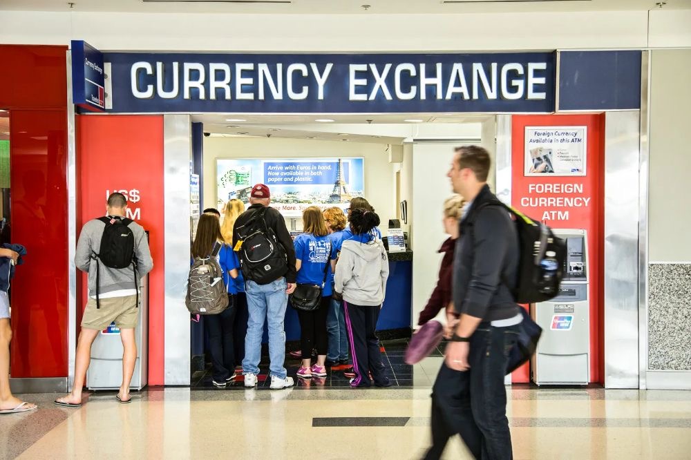 <p>exchange currency </p>