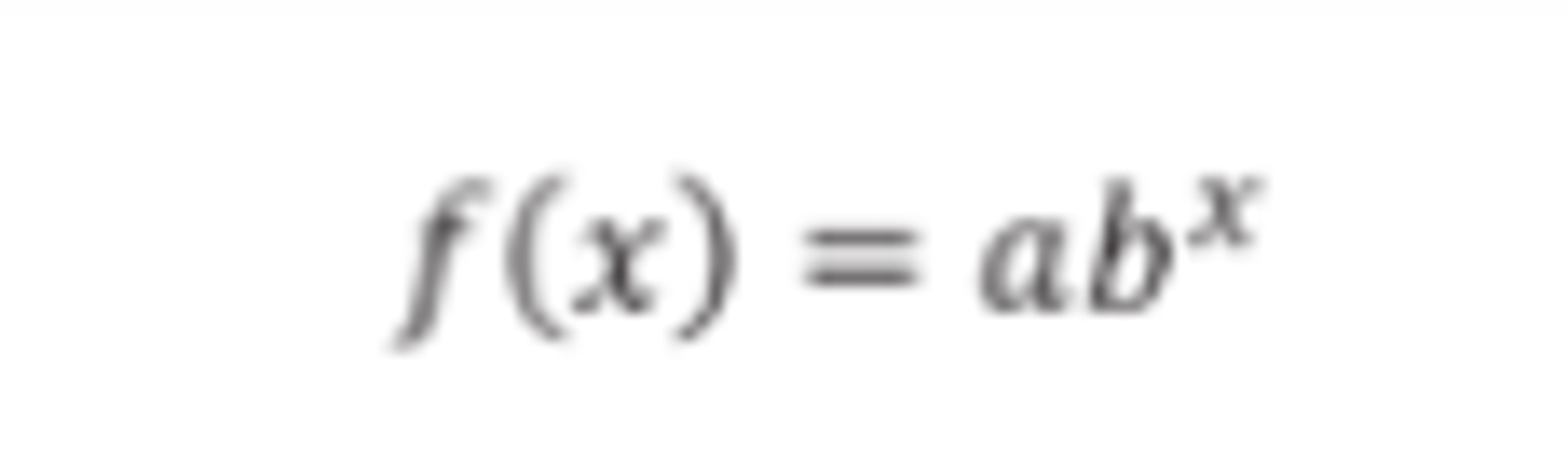 <p>A= Y Intercept</p><p>B= Base</p>