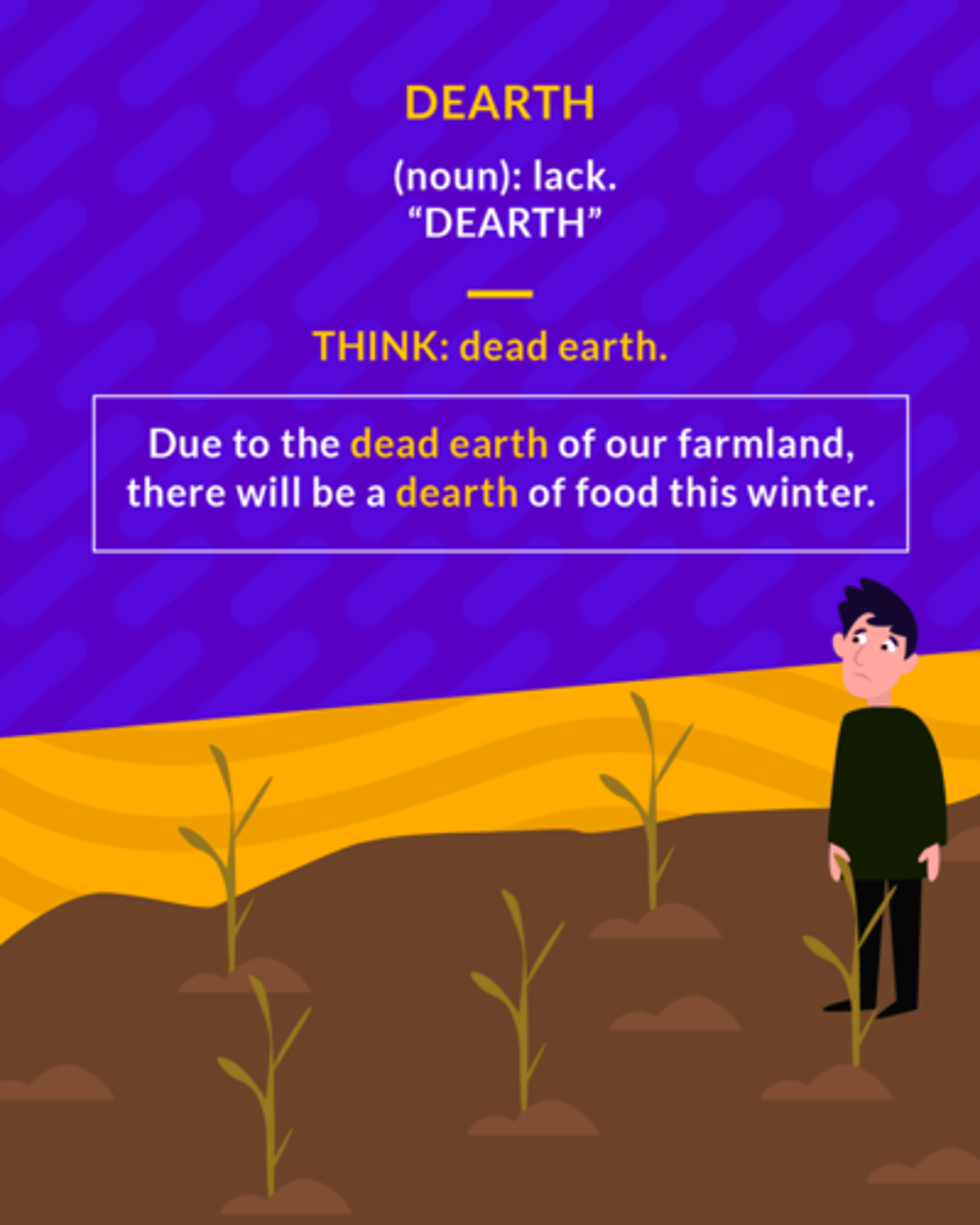 <p>(n.) a lack, scarcity, inadequate supply; a famine</p>