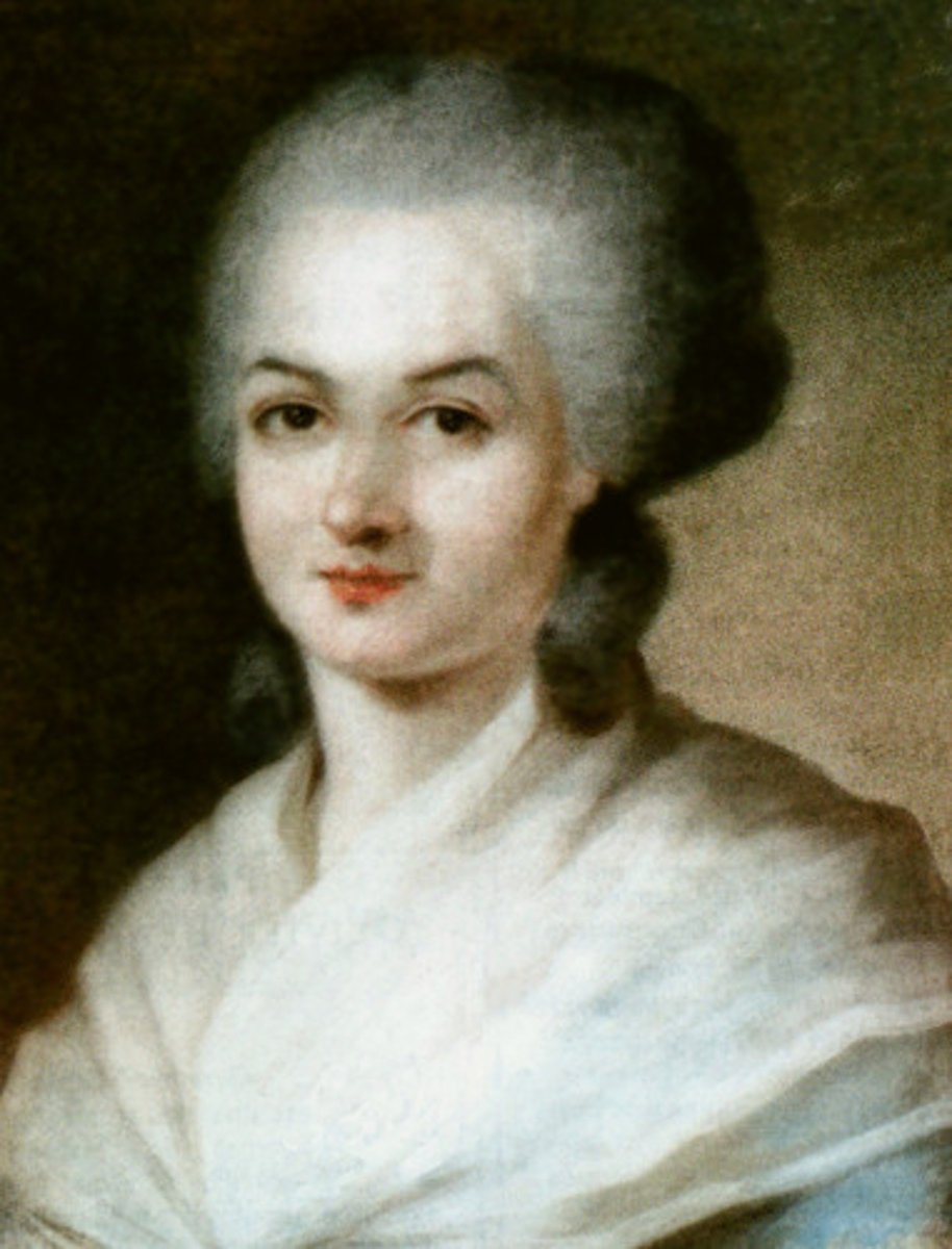 <p>French Enlightenment playwright and activist who supported abolition of slavery and women's rights; wrote Declaration of the Rights of Woman as counter to Declaration of the Rights of Man; was executed by guillotine when she criticized Robespierre</p>