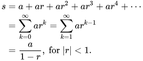 <p>A sequence with a constant ratio for each term (multiplied, exponential, or divided by)</p>