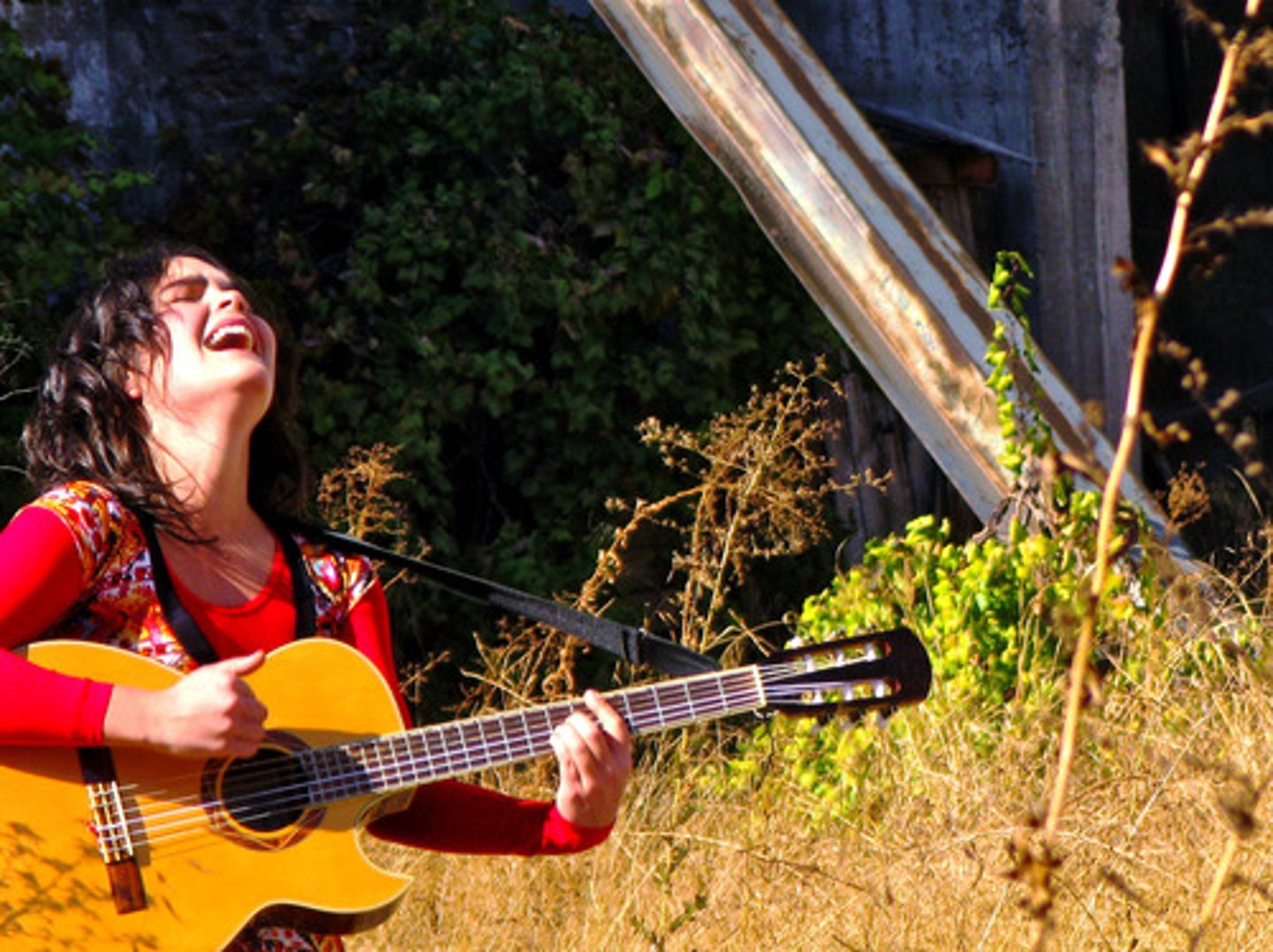 <p>to sing a song</p>