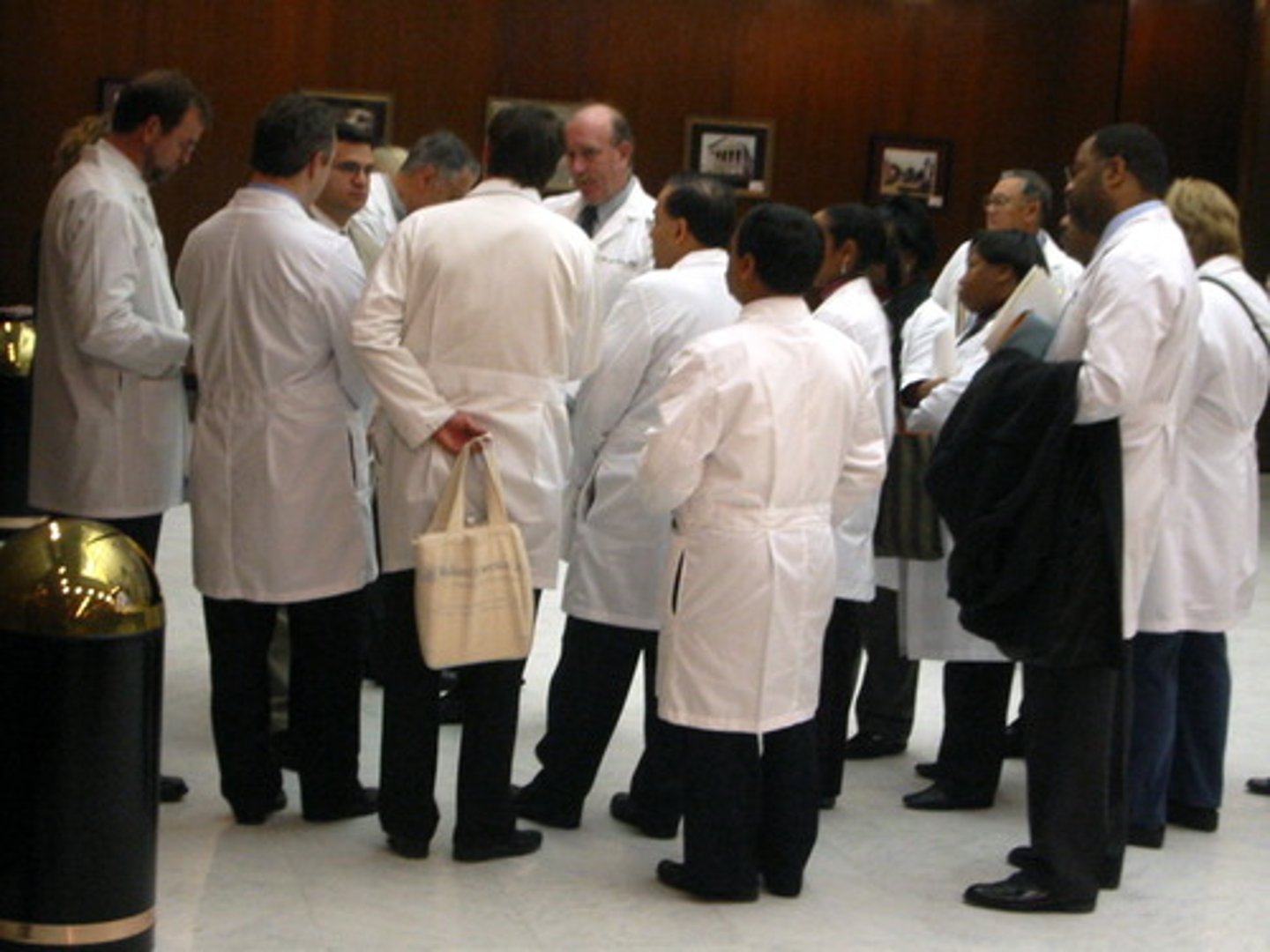 <p>la/el doctor(a)</p>