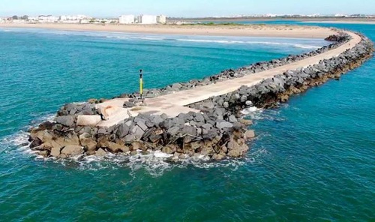 <p>Structures that are used to control the sea's destructive impact on human life.</p>