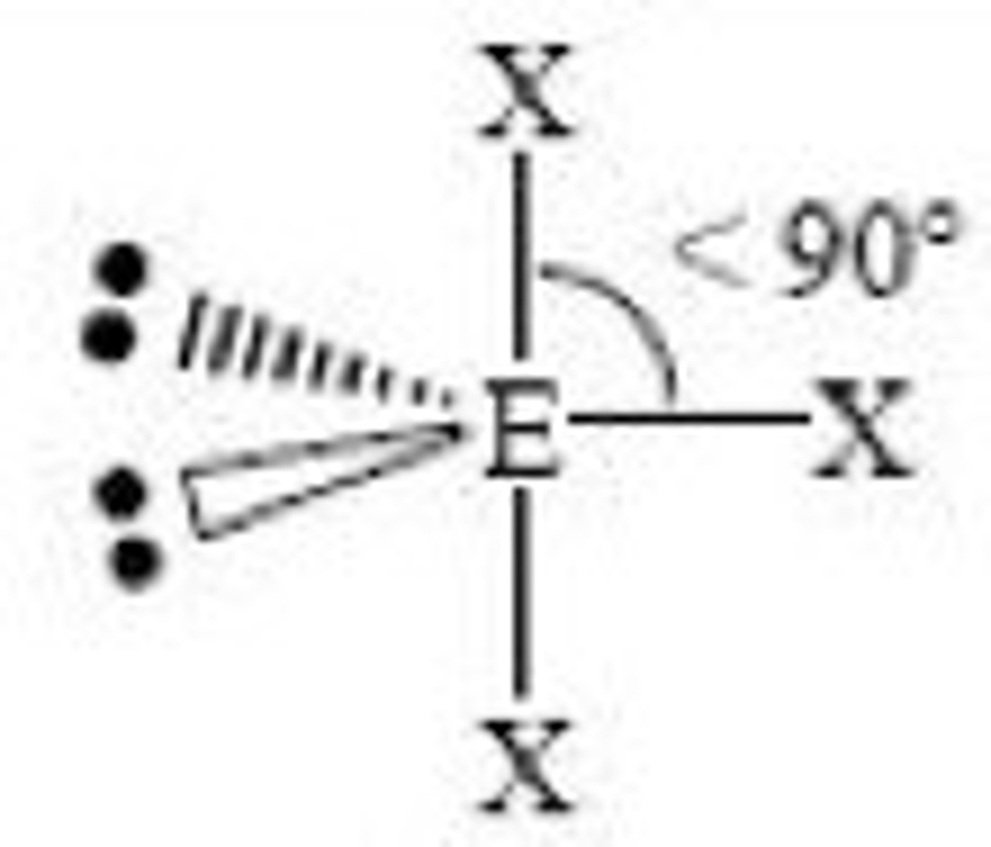 <p>Molecular Geometry: T-shape</p><p>less than 90 degrees, polar</p>