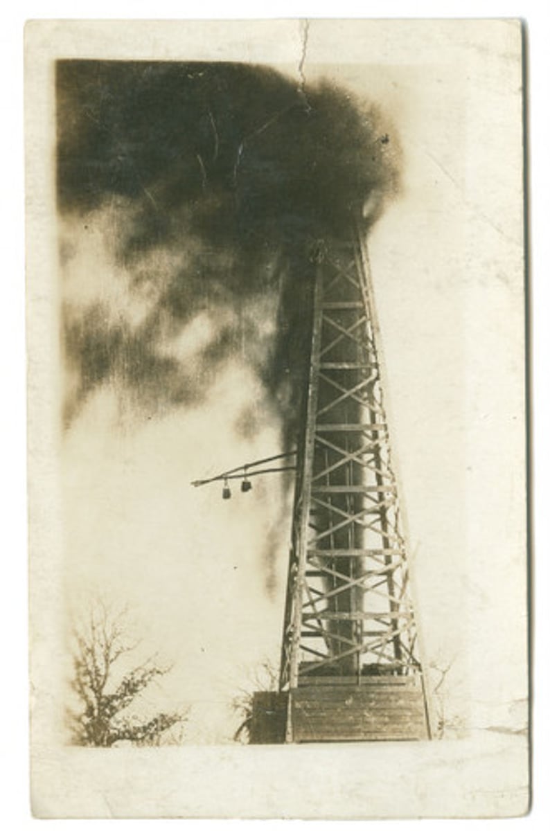 <p>He used a steam engine to drill for oil in 1859.</p><p>This technological breakthrough helped to start the oil boom.</p>