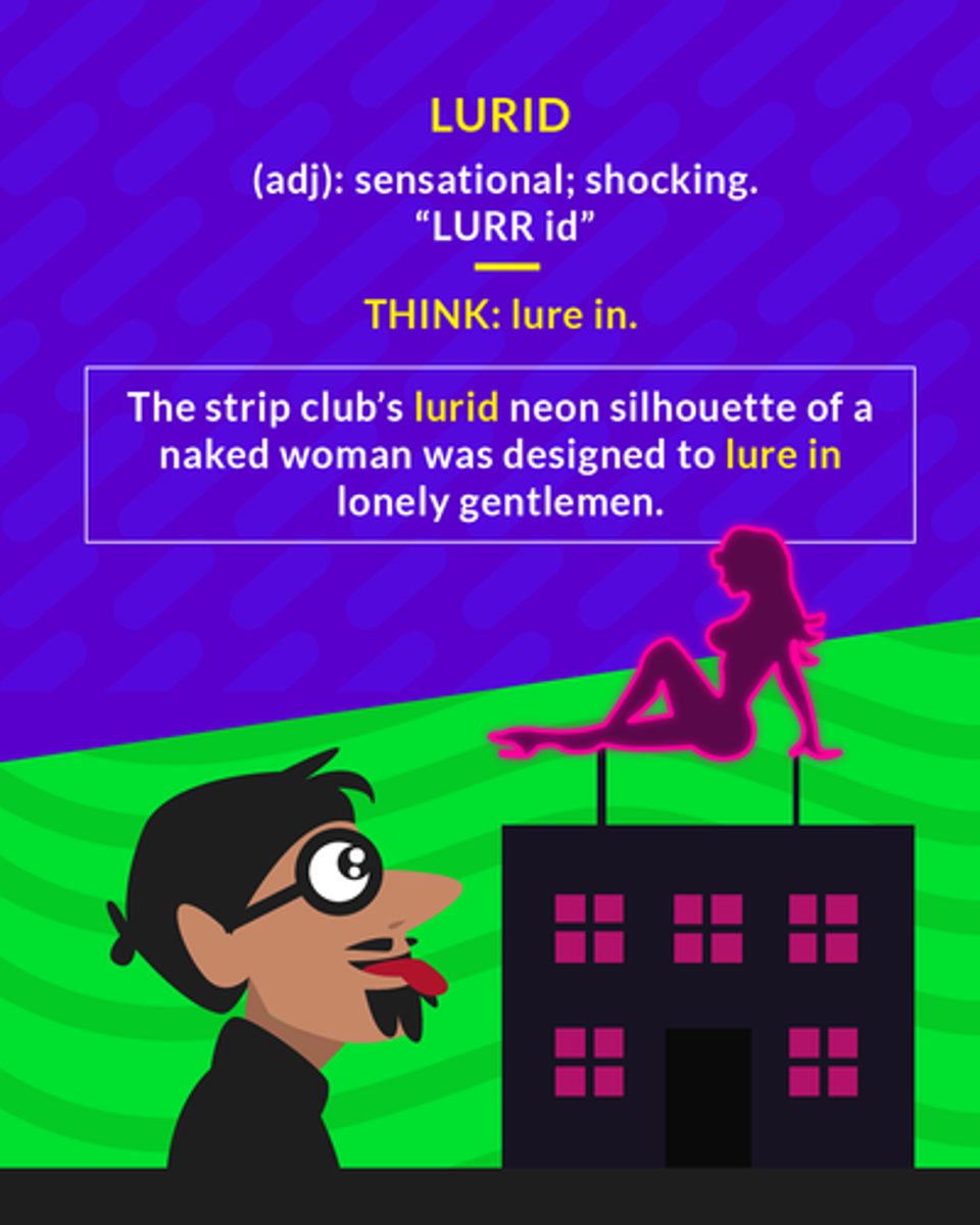 <p>(adj.) causing shock, horror, or revulsion; sensational; pale or sallow in color; terrible or passionate in intensity or lack of restraint</p><p>(adj.) sensational; shocking</p>