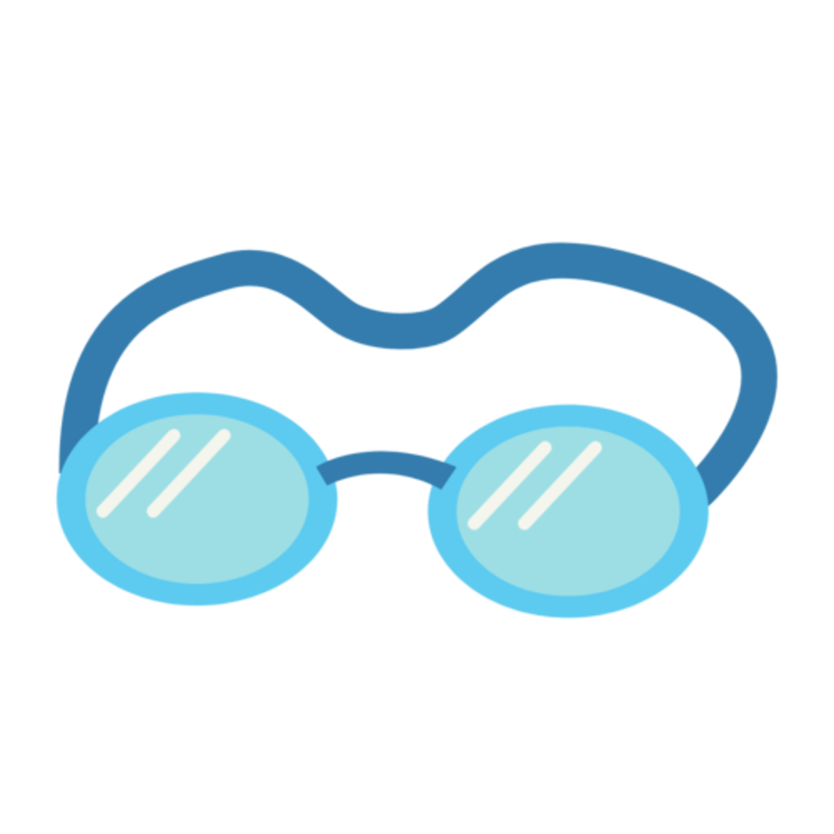 <p>special glasses that protect eyes from water</p>