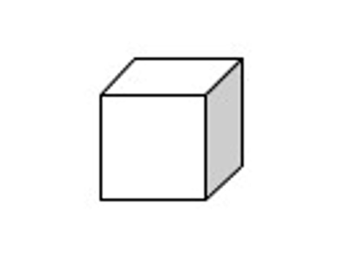 <p>A prism with six square faces</p>