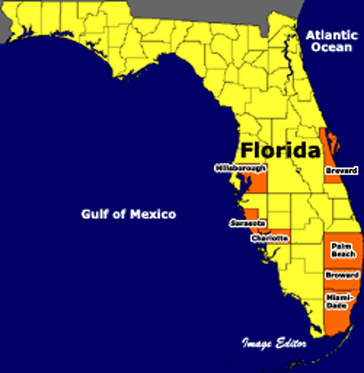 <p>An area of land with three of its sides surrounded by water.</p>