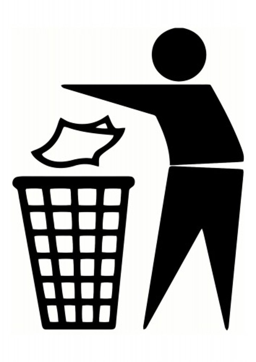 <p>to throw away</p>