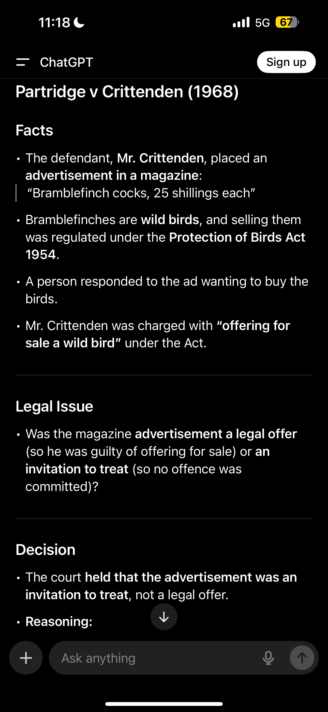 <p>An advertisement in a newspaper, magazine, a billboard, on television etc is considered a invitation to treat</p>