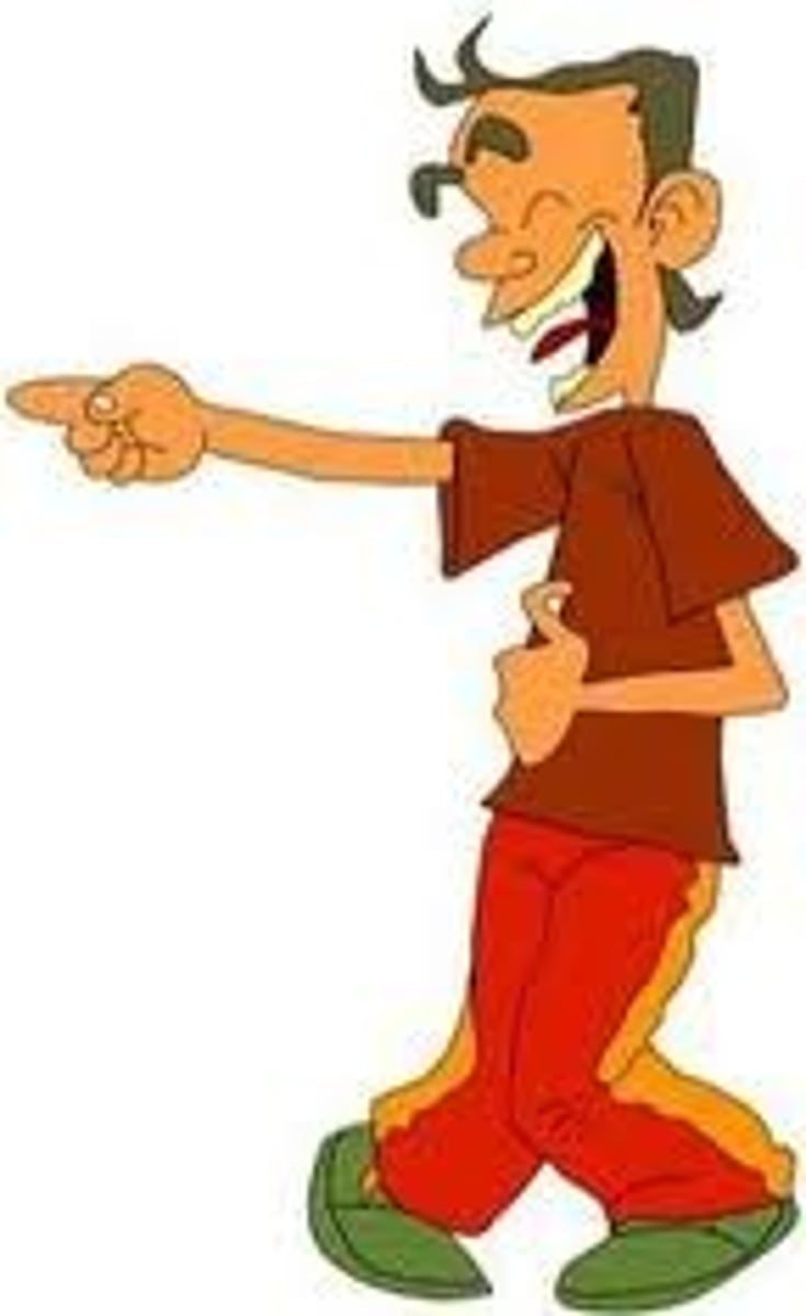 <p>Make fun of someone</p>