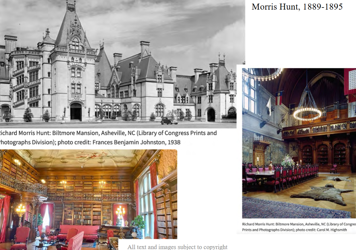 <p>Who commissioned him to build the Biltmore House?</p>