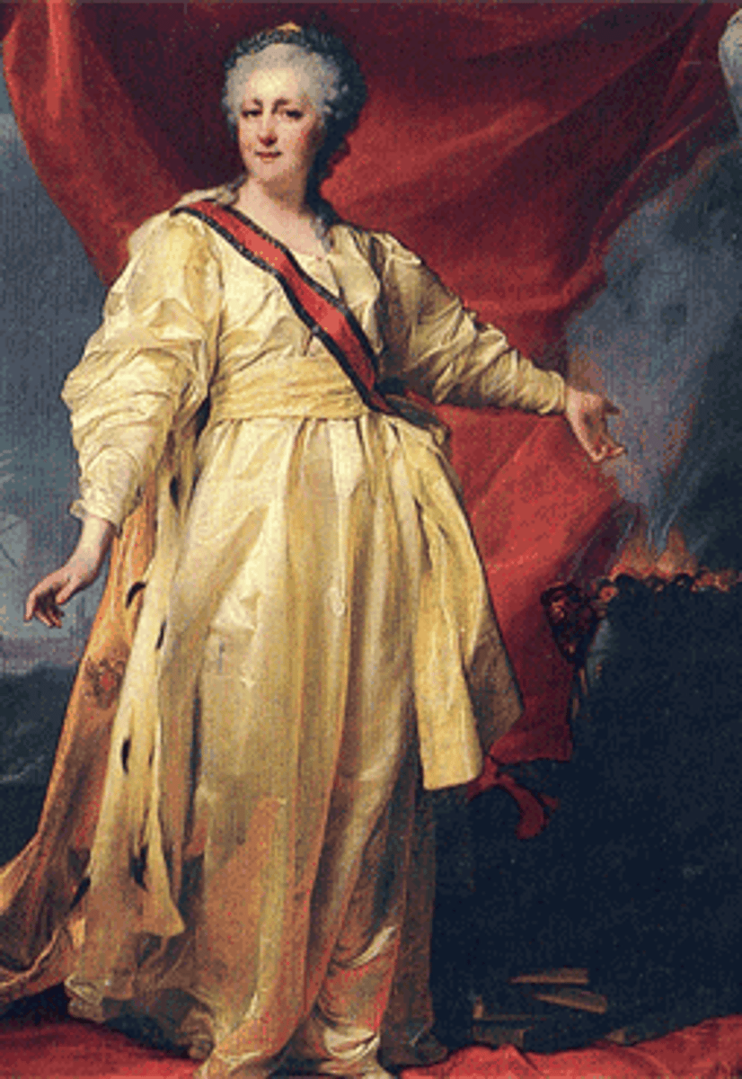 <p>a. Czarina</p><p>b. Russia</p><p>c. This czarina was a fan of the Enlightenment and reformed Russia's penal code, but she later abandoned her ideas when the French Revolution began.</p>