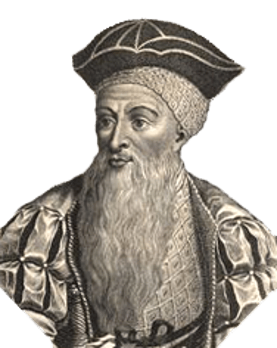 <p>-By 1550, the Portuguese had built more than fifty trading posts between West Africa and East Asia. This was the maritime (ocean) Portuguese Trading Post Empire</p><p>-They had superior canon to the Muslim and Asian boats and tried to force all other boats to buy a pass from the Portuguese</p><p>-They tried to force the Muslim and Asian traders to buy a _______________________ pass if they wanted to trade in the Indian Ocean</p><p>-If an Arabic or Asian boat was found without a pass, they would be executed or their hands would be cut off by the Portuguese</p><p>-The architect [designer] of this aggressive policy was _________________________________</p><p>-The Portuguese had trouble enforcing it as many Arabic and Asian traders refused to buy the passes and tried to make their way past the Portuguese anyways</p><p>-This term is the name of the architect of the policy!</p>