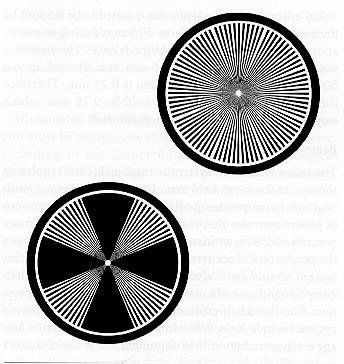 <p>Star test pattern </p>