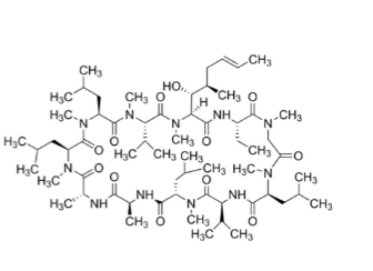 <p>cyclosporine</p>