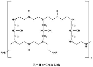 <p>describe the structure of colestipol </p>