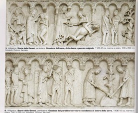 <p>Scultura di Wiligelmo dal duomo di Modena</p>