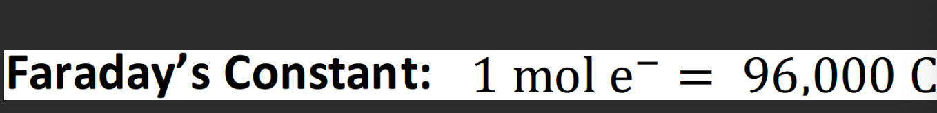 <ul><li><p>look out for problems in <strong>electrochemistry problems, electrolytic cells, electroplating, and physiology (Nernst equation)</strong>.</p></li></ul><p></p>