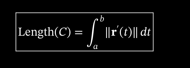 <p>arclength of curve C</p>