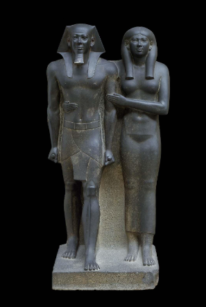 <p>King Menkaure and His Queen, Khamerernebty II</p>