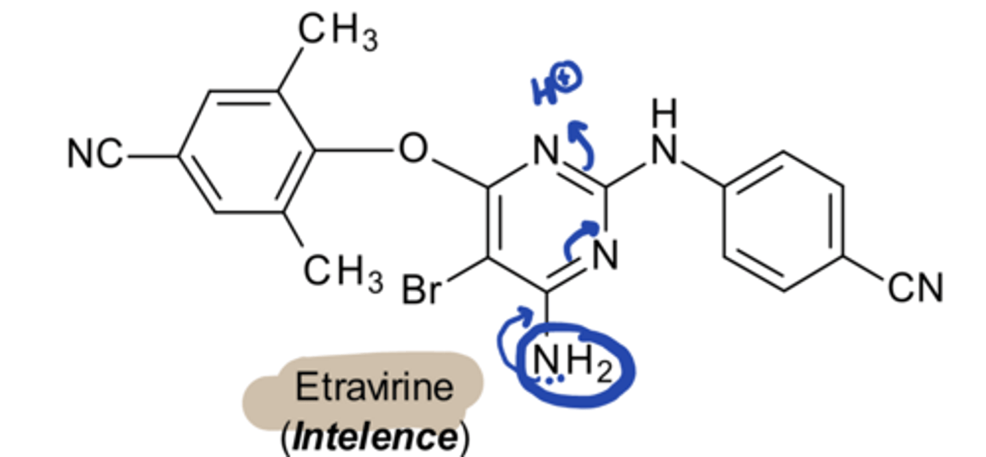 <p>Why is the absorption of Etravirine not affected by increased gastric pH?</p><p>-it has increased ____, therefore increased ionization that is not dependent on gastric pH</p>