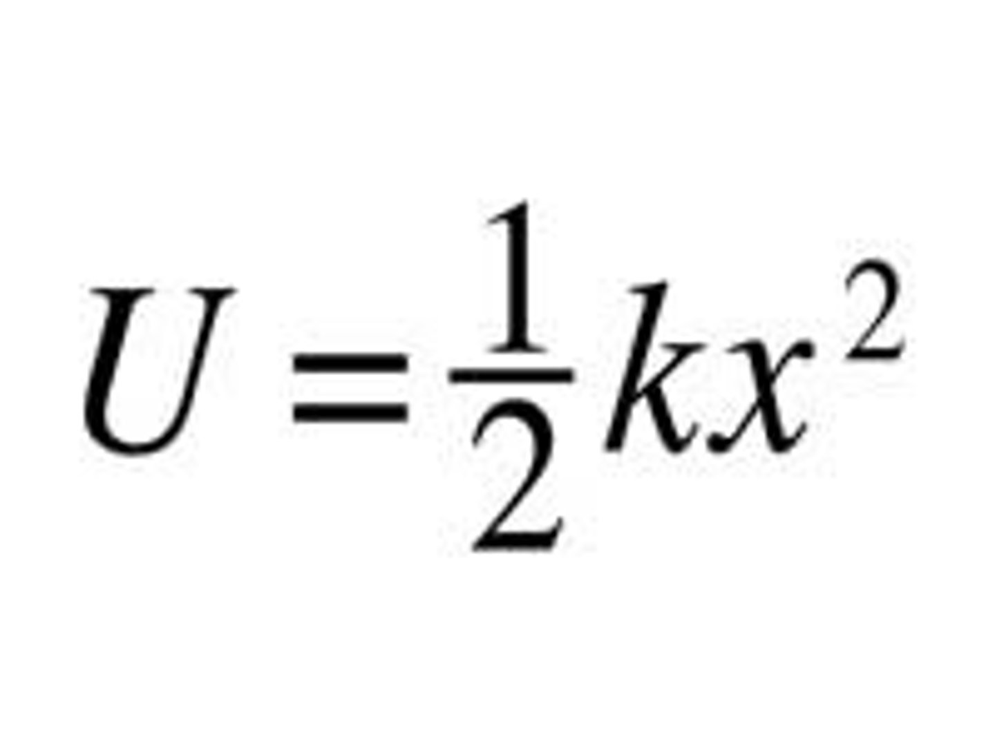 <p>Energy stored in a stretched or compressed spring. Measured in Joules.</p><p>Us=½kx²</p>
