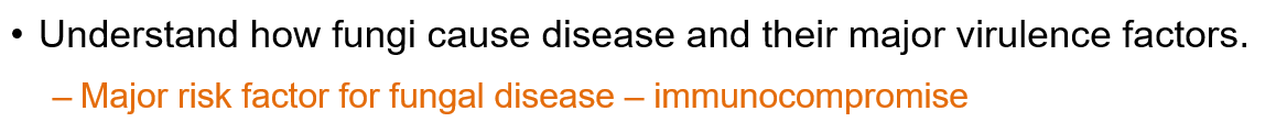 <p>C. Corticosteroid therapy</p><p><br><strong>Immunodeficiency</strong>, especially from <strong>chemotherapy or corticosteroids, </strong>is the <strong>major risk factor</strong> for invasive fungal disease. These drugs impair innate and adaptive immunity.</p>