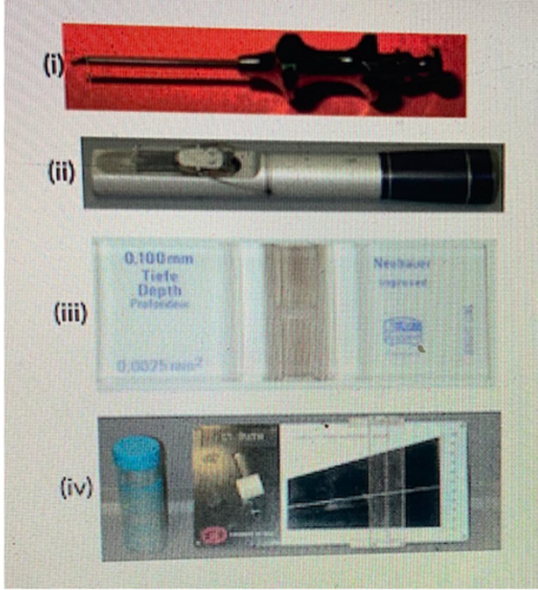 <p>Which of the photographs in plate 5 is used for determination of fibrinogen concentration?</p>