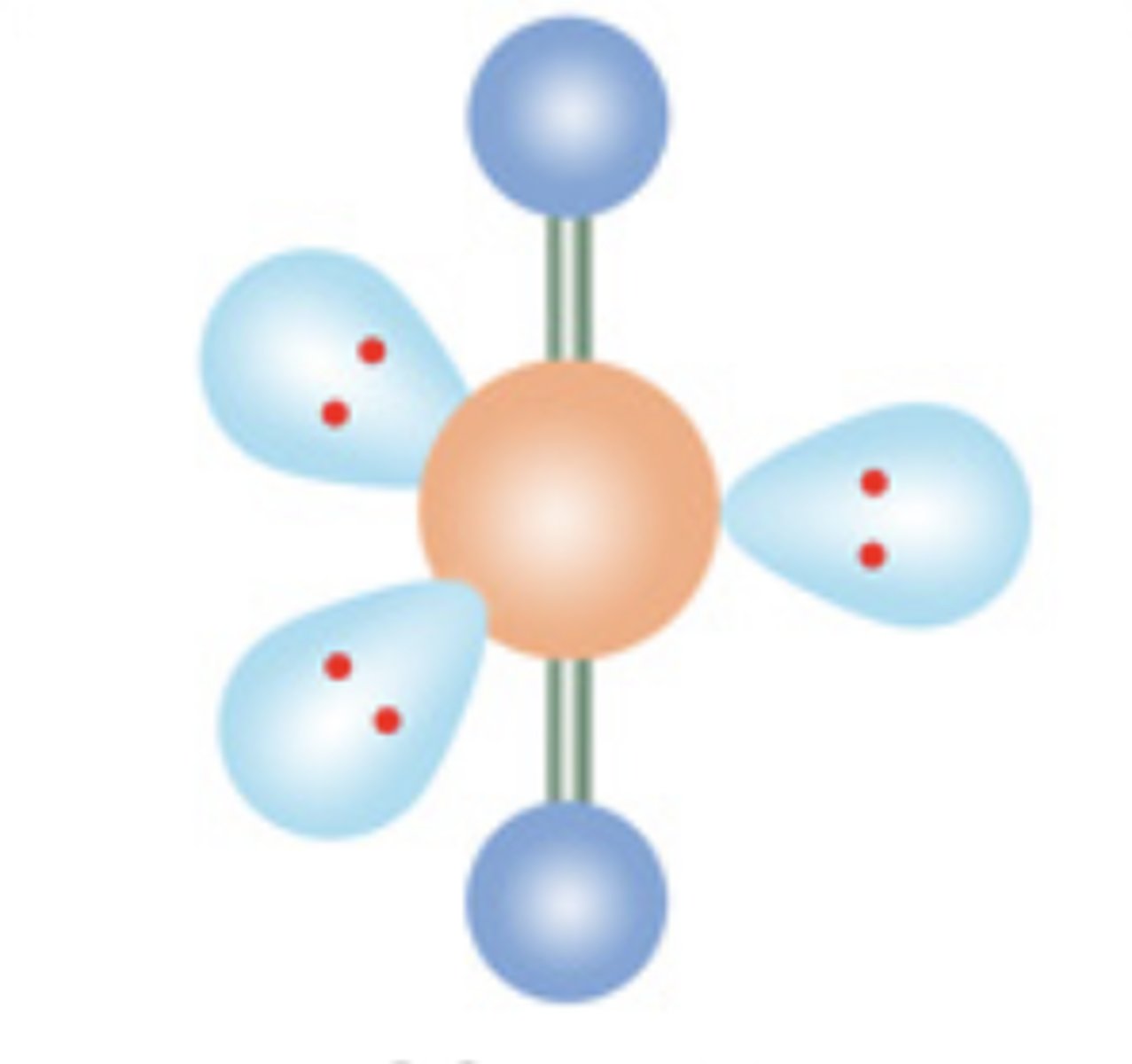 <p>5 electrons; 3 lone pairs</p>