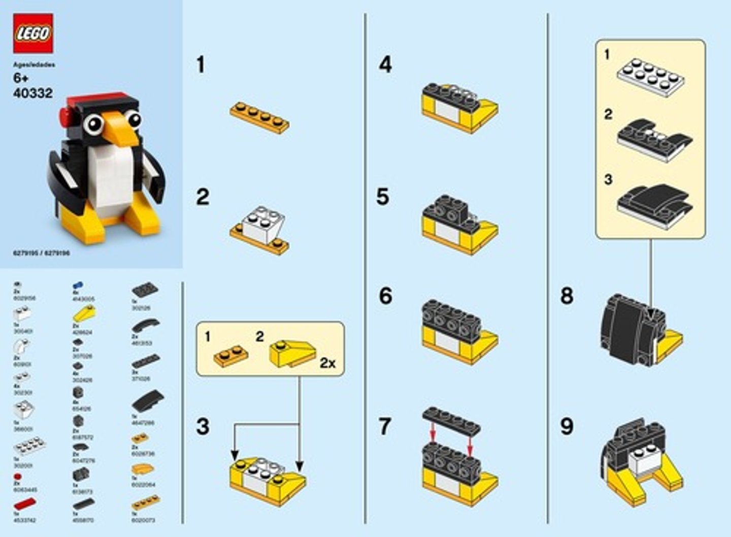 <p>Genes provide instructions like Lego booklets.</p>