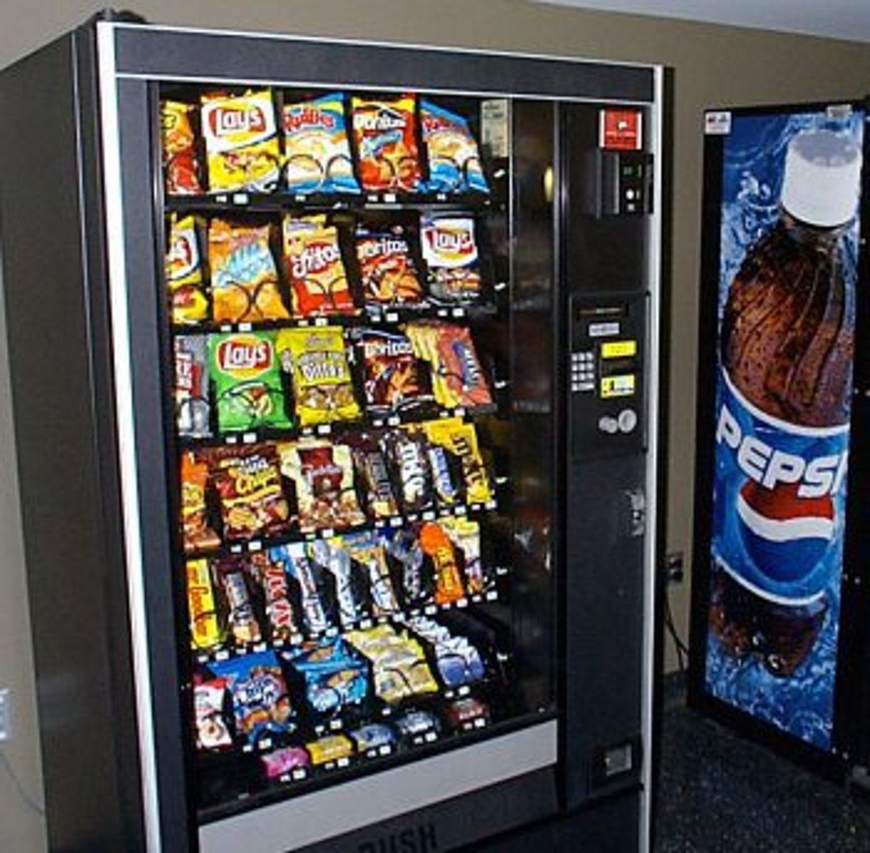 <p>Vending machine (n) /ˈvendɪŋ məʃiːn/</p>