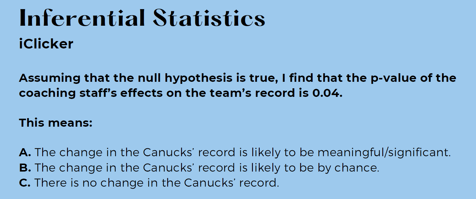 <p>What would a Type II error mean in this scenario? Express this in everyday language.</p>