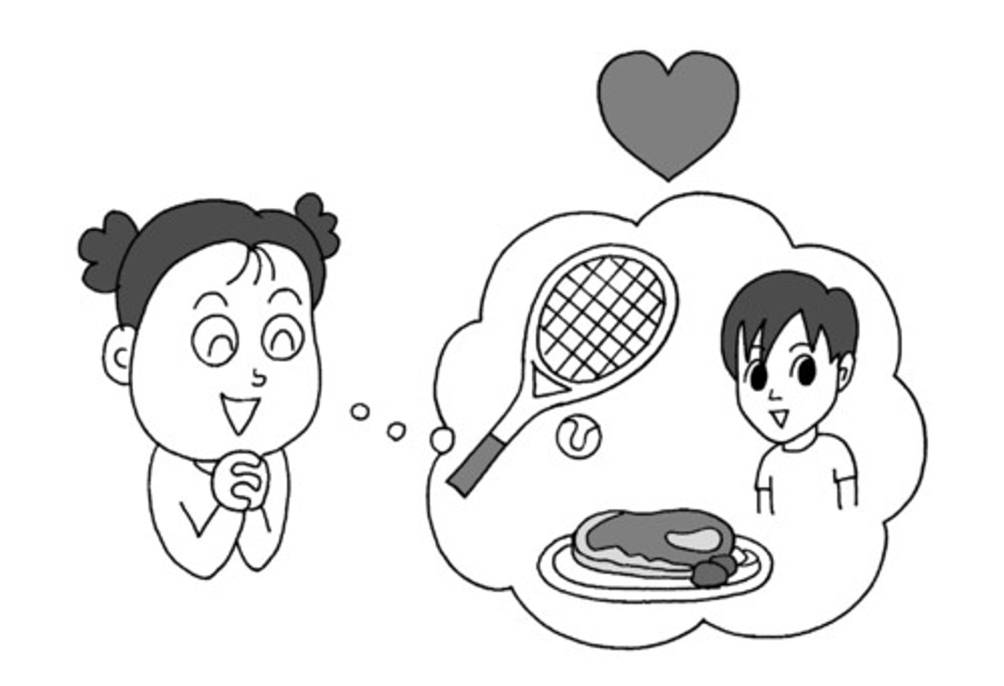 <p>fond of (like)</p>