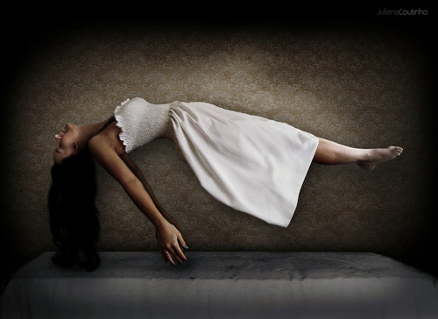 <p>(adj.) mysterious, magical, supernatural; secret, hidden from view; not detectable by ordinary means; (v.) to hide, conceal; eclipse; (n.) matters involving the supernatural</p><p>Synonyms: (adj.) esoteric, abstruse, arcane</p><p>Antonyms: (adj.) mundane, common, public, exoteric</p>