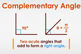 <p>two angles that add up to 90*</p>