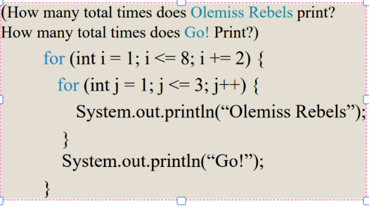 <p>understanding nested loops</p>