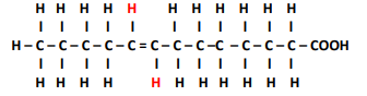 <p>is this fatty acid saturated or unsaturated?</p>