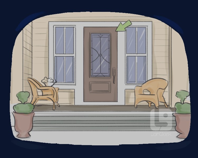 <p>cửa trước</p>