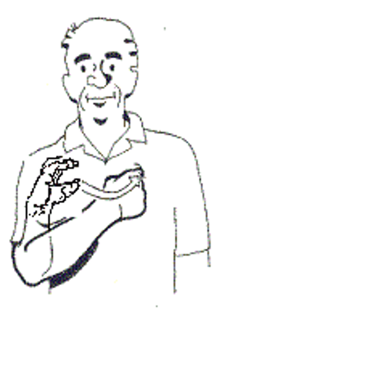 <p>Similar to "We" but with a "C" hand shape.</p>