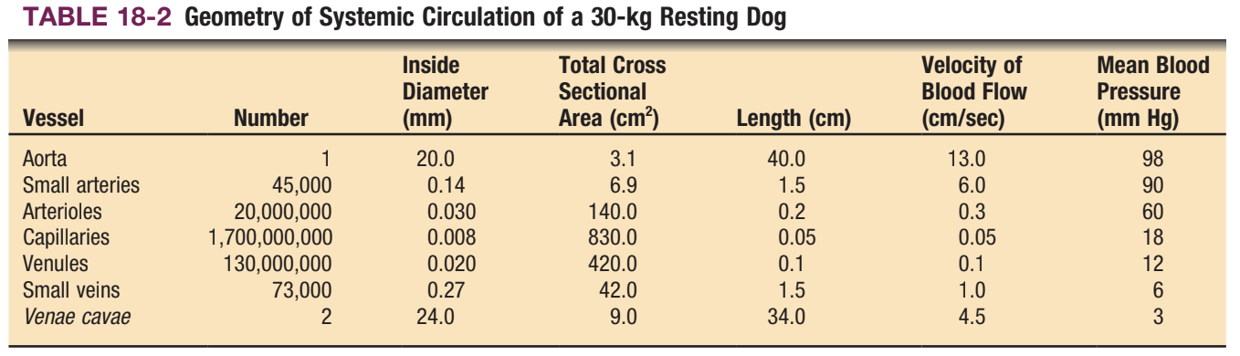 <p>CH 18, Q1: according to Table 18-2, how long dies it take for blood to travel the length of a canine capillary?</p><p>a. 0.05 sec</p><p>b. 0.1 sec</p><p>c. 1 sec</p><p>d. 10 sec</p><p>e. 20 sec</p>