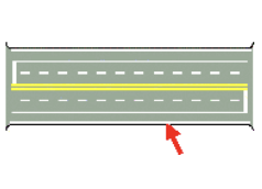 <p>The solid white line indicated by the arrow is</p>