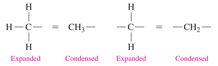 Condensed Structural Formula