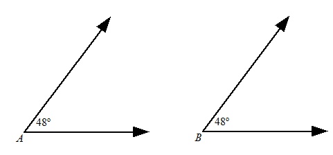 <p>Angles that have the same measure.</p>