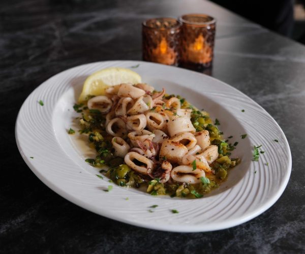 <p>Calamari Meze</p>