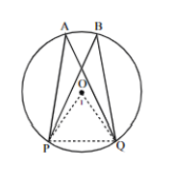 <p>Angles<span> </span>subtended<span> </span>by<span> </span>a<span> </span>chord<span> </span>of<span> </span>the<span> </span>circle,<span> </span>on<span> </span>the<span> </span>same<span> </span>side<span> </span>of<span>  the chord are equal</span></p>